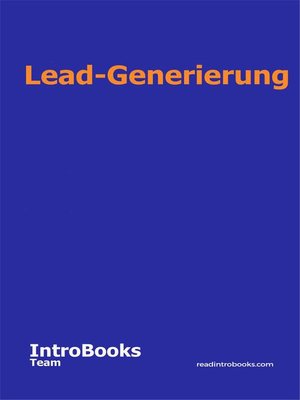 cover image of Lead-Generierung